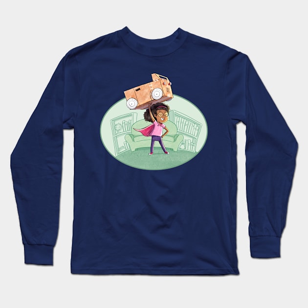 Girl Power Long Sleeve T-Shirt by NashSketches